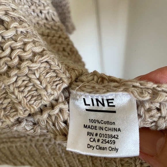 LINE Sweater cardigan - 100% cotton - Picture 3 of 5